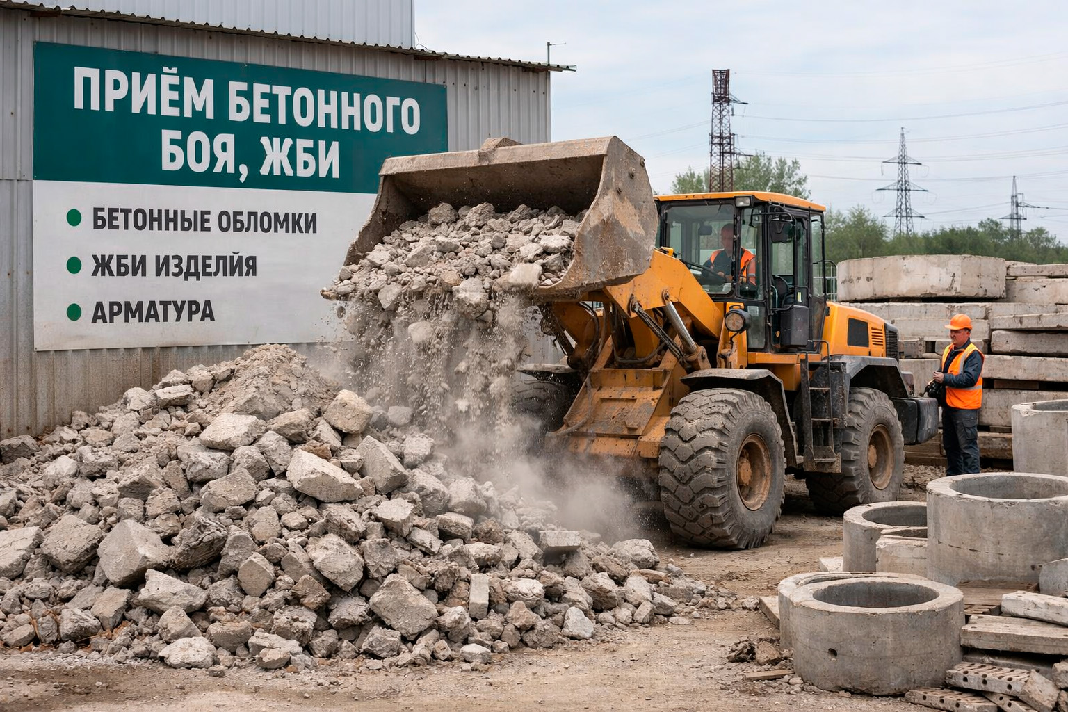 Приём бетонного боя